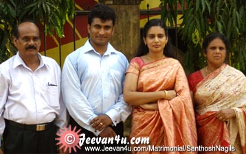 SANTHOSH NAGILS Matrimonial Photos